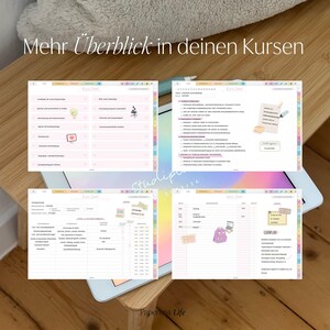 Digital Study Planner 2025/26 | Digital Semester Planner for Goodnotes, Penly, and more | Weekly Planner Purple (Without Daily Pages) image 4
