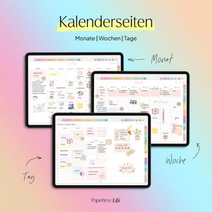 Digital Study Planner 2025/26 | Digital Semester Planner for Goodnotes, Penly, and more | Weekly Planner Purple (Without Daily Pages) image 7