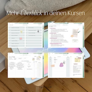 Digital Study Planner 2025/26 | Digital Semester Planner for Goodnotes, Penly, and more | With Apple Calendar Function | Sage image 5