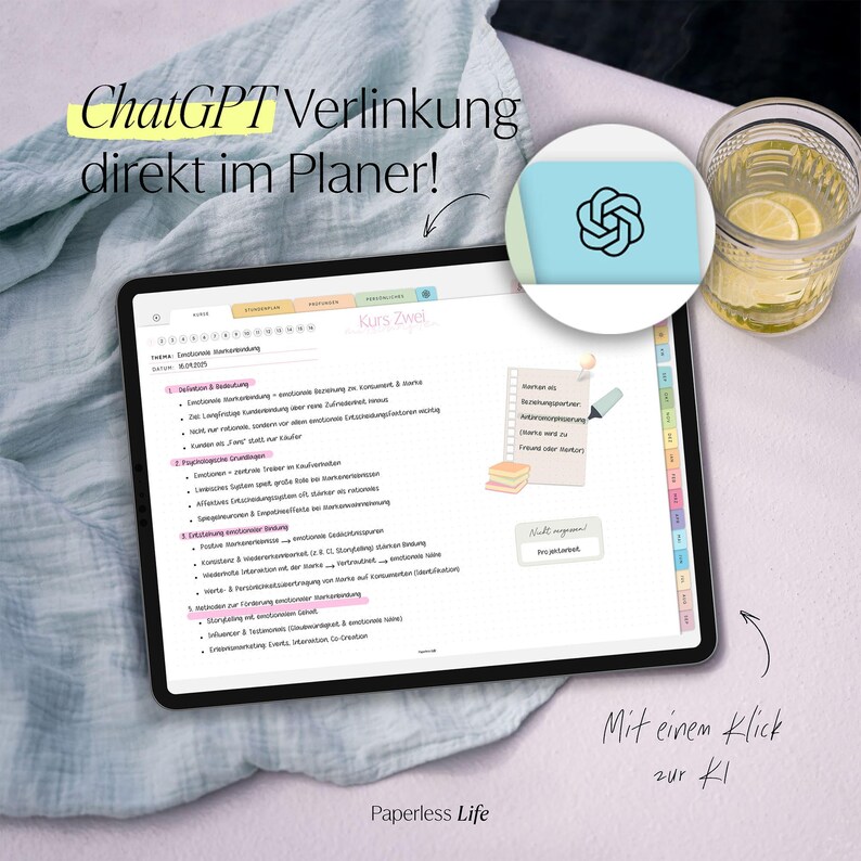 Digital Study Planner 2025/26 | Digital Semester Planner for Goodnotes, Penly, and more | Weekly Planner Purple (Without Daily Pages) image 5