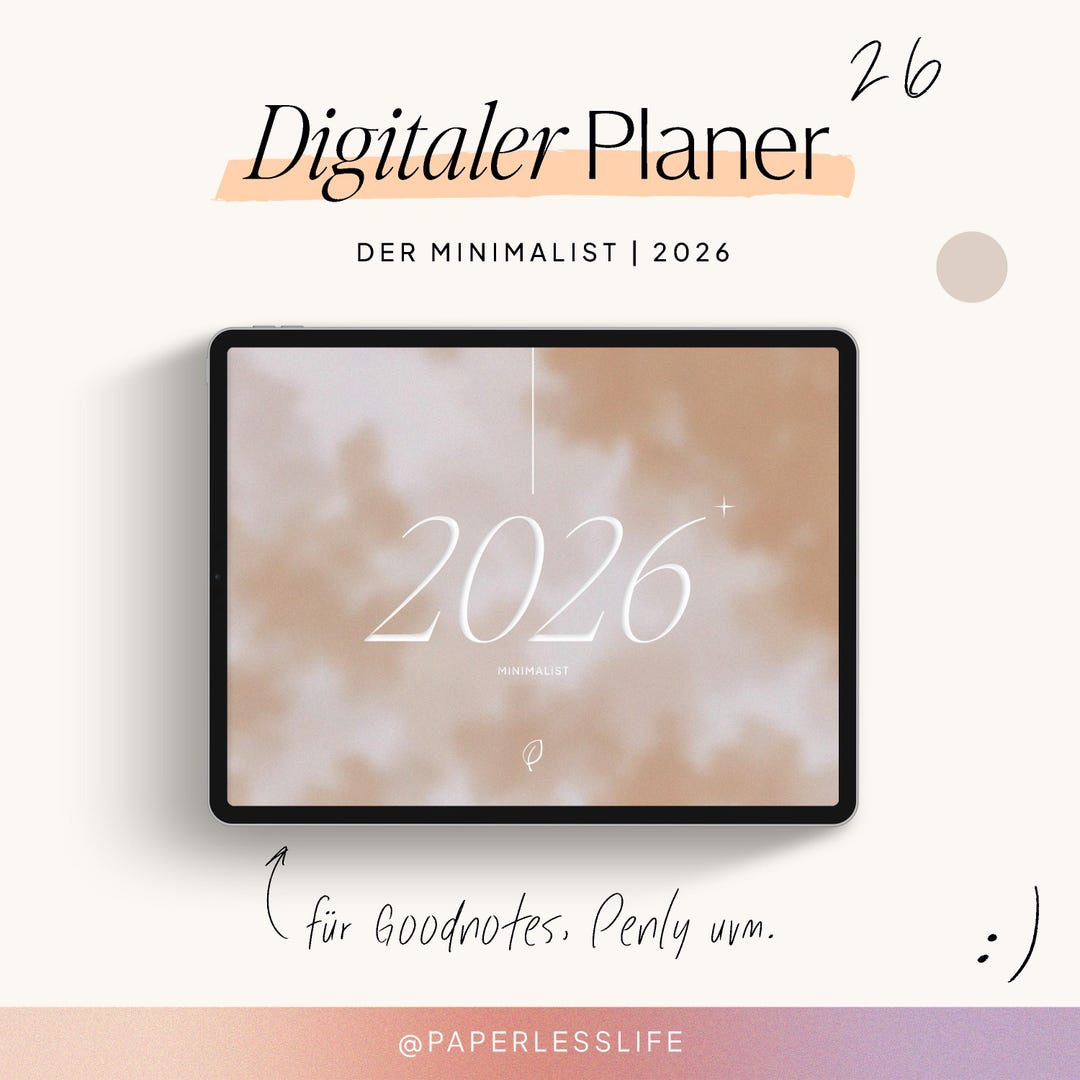2026 Digital Planner (german) | Goodnotes Calendar for iPad "the ...
