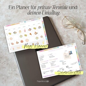 Digital Study Planner 2025/26 | Digital Semester Planner for Goodnotes, Penly, and more | Weekly Planner Purple (Without Daily Pages) image 10