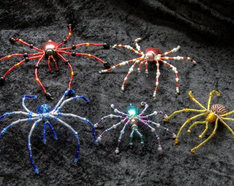 Olaf beaded spider
