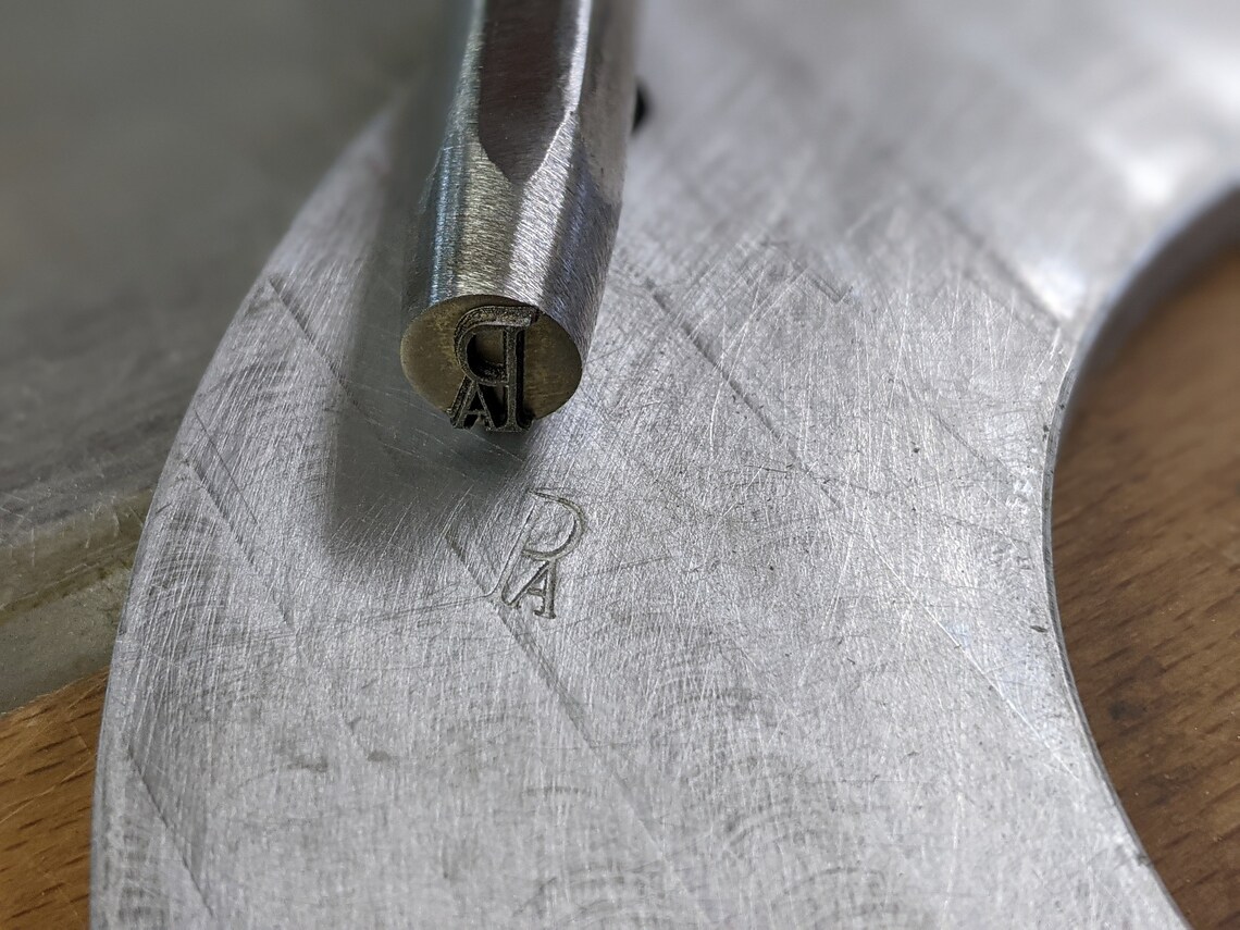 Custom Steel Touchmark Stamp Knife Maker Logo Stamp Touchmark Etsy