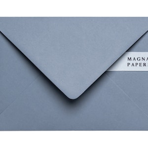 Sobres azules premium de la Fuerza Aérea C5 (152 x 216 mm) A5 / Sobres con solapa europea azules / Invitaciones de boda, Save the Date, invitaciones de compromiso, cartas