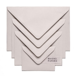 Premium Mandel Umschläge | C5/A5, 5x7, C6/A6, A9, C7 / US A7, DL, Quadrat | Luxus Elfenbein Hochzeitseinladung, Verlobung einladen, sparen das Datum