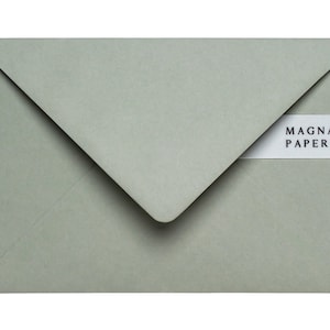 Sobres premium verde salvia C5 (155 x 220 mm) Sobres A5 para invitaciones de boda, invitaciones de compromiso verdes, para guardar la fecha, fiestas, negocios, cartas