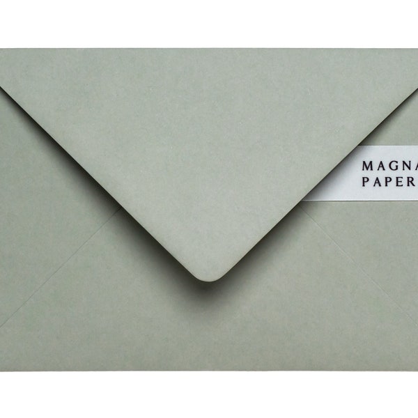 Premium Sage Green Envelopes C5 (152x216mm) A5 Wedding Invitation Envelopes, Green Engagement Invite, Save The Date, Party, Business, Letter