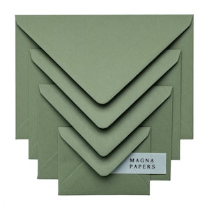 Green enveloppe 4x6 -  France