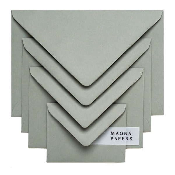 Sage Green A5 Envelopes Wedding Etsy
