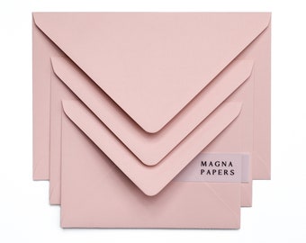 PREMIUM QUALITY 135gsm C6 Baby Pink Envelopes Cards 114mm x 162mm Crafts