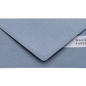 Sobres Premium Airforce Blue DL (110 x 220 mm) / Sobres de calidad / Invitaciones de boda, compromisos, reserva de fecha, dinero y cartas comerciales