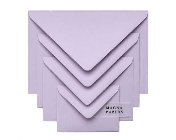 700 Sobres, Formato DL, 11 X 22 Cm, 110 G/m², Rígidos, Con Cierre Autoadhesivo, Color Lila, Marca De Calidad: FarbenFroh By GUSTAV NEUSER
