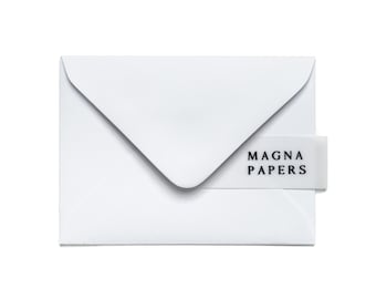 Dove White C7 Envelopes: Textured 135gsm, A7 Wedding Invitation