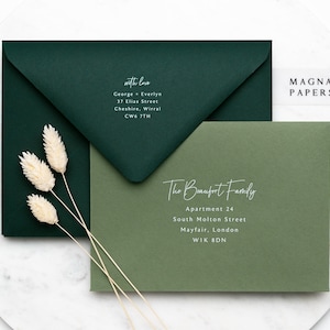 Premium Olive Envelopes C5 152x216mm A5 Wedding Invitation Envelopes 135gsm, Green Engagement Invites, Save The Date, Calligrapher, Letter zdjęcie 3