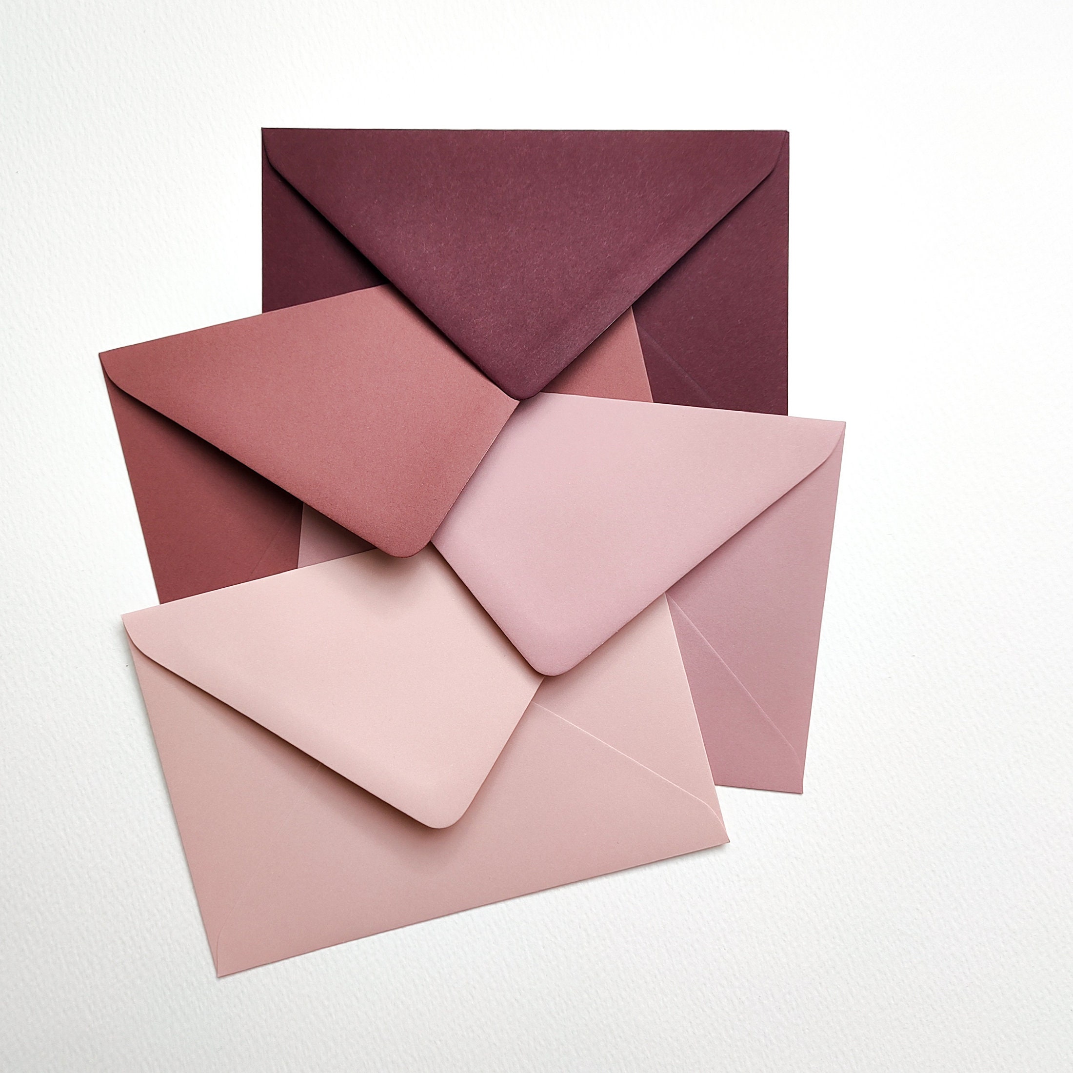 Blush Pink Envelopes A5 152x216mm C5 Wedding Invitation Etsy