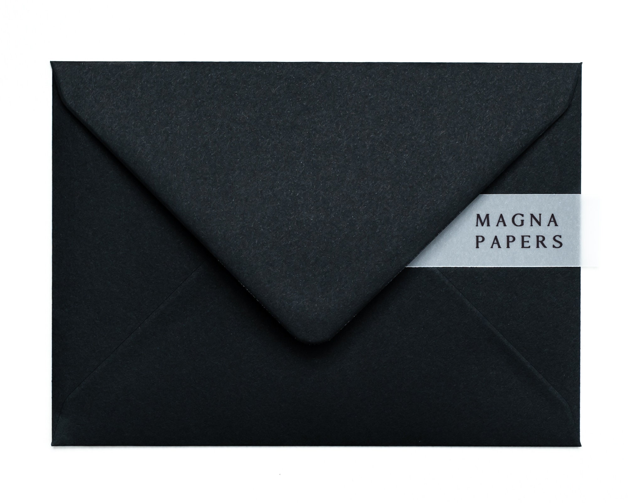 Jet Black Envelopes 5x7 133x184mm US A7 Wedding Invitation Etsy UK