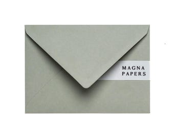 Premium Sage Green Envelopes C6 (114x162mm) A6 Small Wedding Invitation Envelopes, Green Engagement Invite, RSVP, Note Cards, Stationary