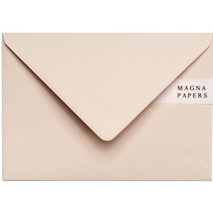 Buttermilk C5 Envelopes 130gsm | Premium Textured Cream A5 Invitation Envelopes for Weddings, Cards & Stationery (Custom size 155 x 220mm)