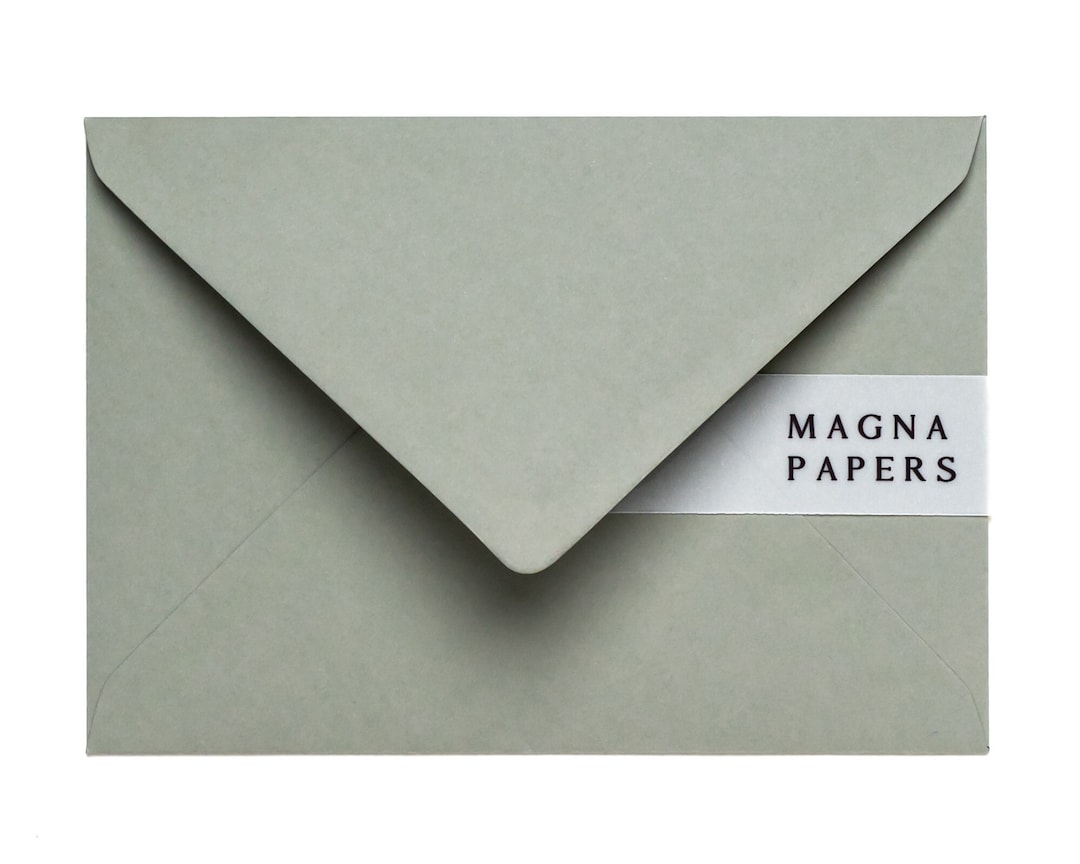 Sage Green Envelopes A6 114x162mm C6 Small Wedding Etsy