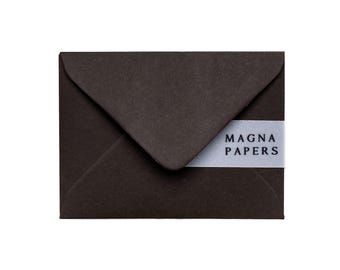 Cocoa Brown Envelopes C7: Textured 135gsm, Wedding Invitations