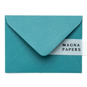 Premium Petrol Umschläge C7 (82 x 113 mm) A7 Kleine Hochzeitseinladung Umschläge | Farbiger Umschlag | Blaue Einladung Verlobung, Save the Date Antwort
