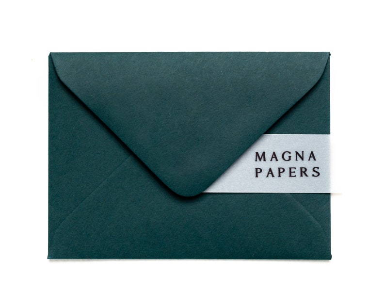 Premium Hunter Green Wedding Envelopes Quality Heavyweight - Etsy UK
