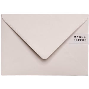 Almond C5 Envelopes 130gsm | Premium Textured Envelopes for Wedding Invitations, Greeting Cards & Stationery (Custom size 155 x 220mm)