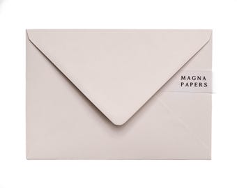 Almond C5 Envelopes 130gsm | Premium Textured Envelopes for Wedding Invitations, Greeting Cards & Stationery (Custom size 155 x 220mm)