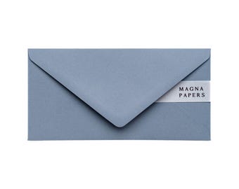 Koperty DL Airforce Blue (110 x 220 mm): Koperty teksturowane o gramaturze 130 g/m2