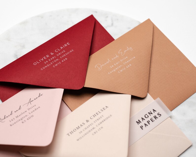 Terracotta Envelopes A5 152x216mm C5 Wedding Invitation Etsy UK