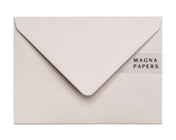 Premium Almond Envelopes 5x7 133x184mm US A7 Heavyweight Envelopes