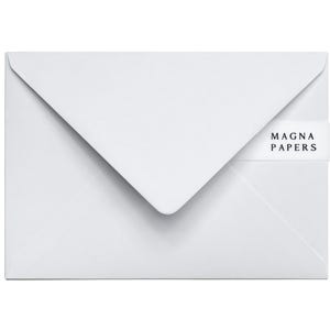 Dove White Envelopes C5 135gsm | Premium Textured Envelopes for Wedding Invitations, Greeting Cards & Stationery (Custom size 155 x 220mm) image 1