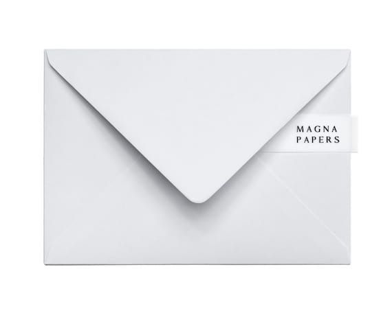 Dove White Envelopes C5 135gsm | Premium Textured Envelopes for Wedding Invitations, Greeting Cards & Stationery (Custom size 155 x 220mm)