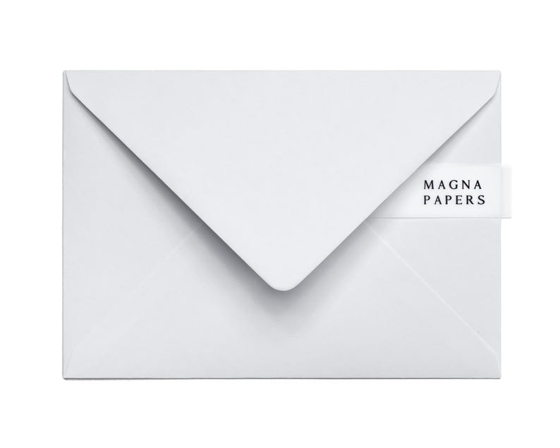 Dove White Envelopes C5 135gsm | Premium Textured Envelopes for Wedding Invitations, Greeting Cards & Stationery (Custom size 155 x 220mm) image 1
