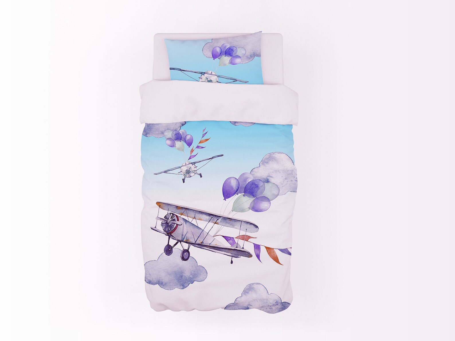 Toddler Bedding Set Toddler Bedding Boy Airplane Plane Etsy