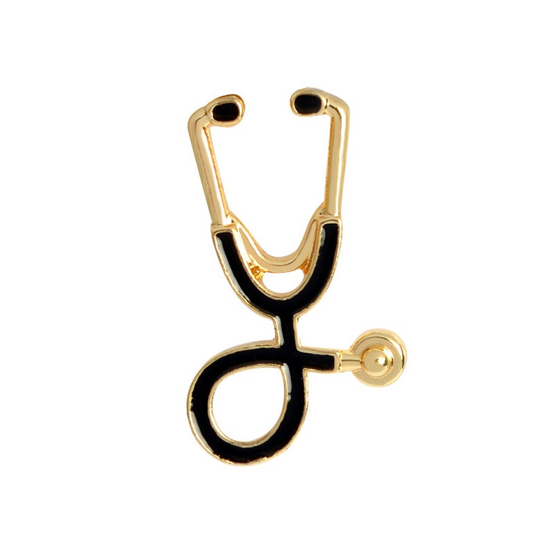 Stethoscope Enamel Pin Doctor Enamel Pin Nurse Enamel Pin Etsy