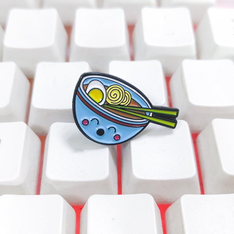 Ramen Enamel Pin Ramen Noodle Pin Kawaii Food Lapel Pin Etsy