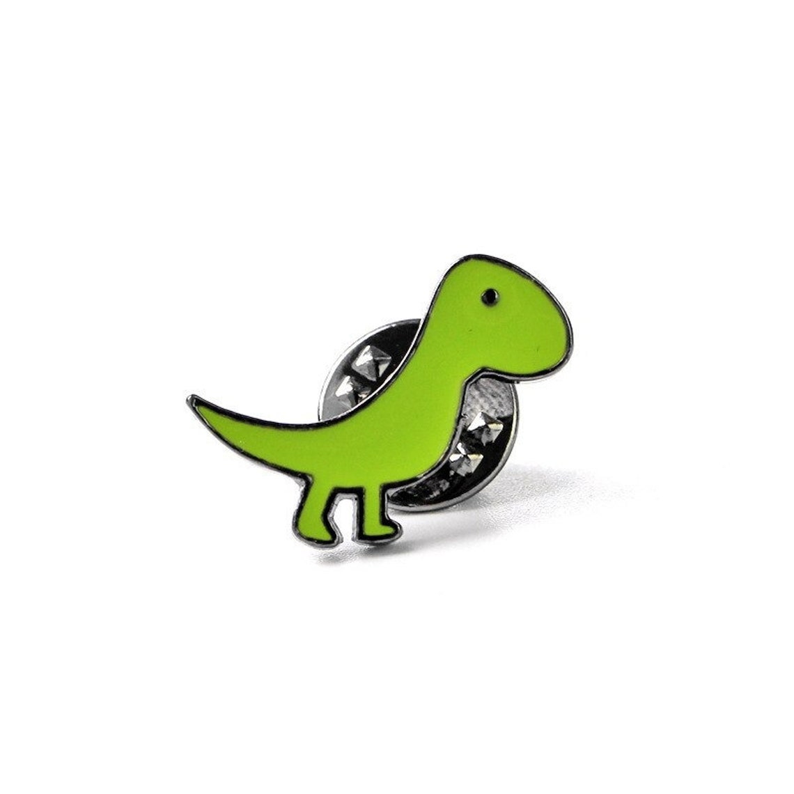Dinosaur Enamel Pin Dinosaur Lapel Pin Dinosaur Pin Badge Etsy