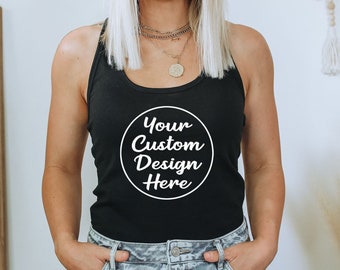 Custom Tank Tops, Personalized Tank, Custom Logo Tank, Make Your Own Design Tank, Group Custom Tanks.