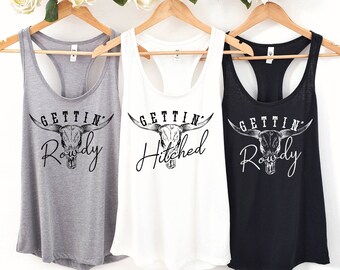 Bachelorette Party Tank Tops, Nashville Bachelorette Party Shirts, Country Bachelorette Tanks, Bridal Custom Bach Tanks, 12042