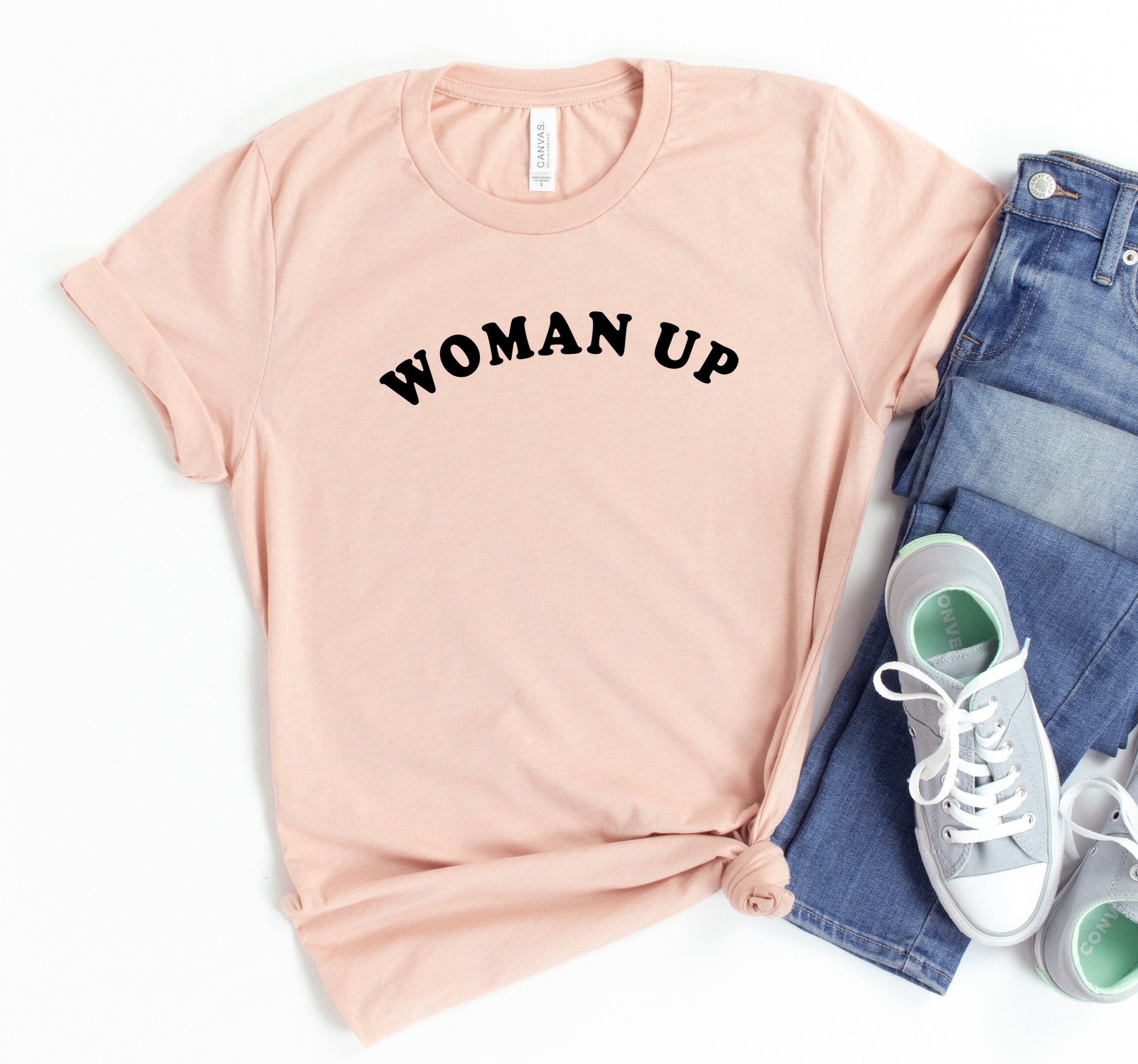 Discover Woman Up Graphic Shirt, Feminist T-shirt, Slogan Shirt, Women's Right Shirt, 11627