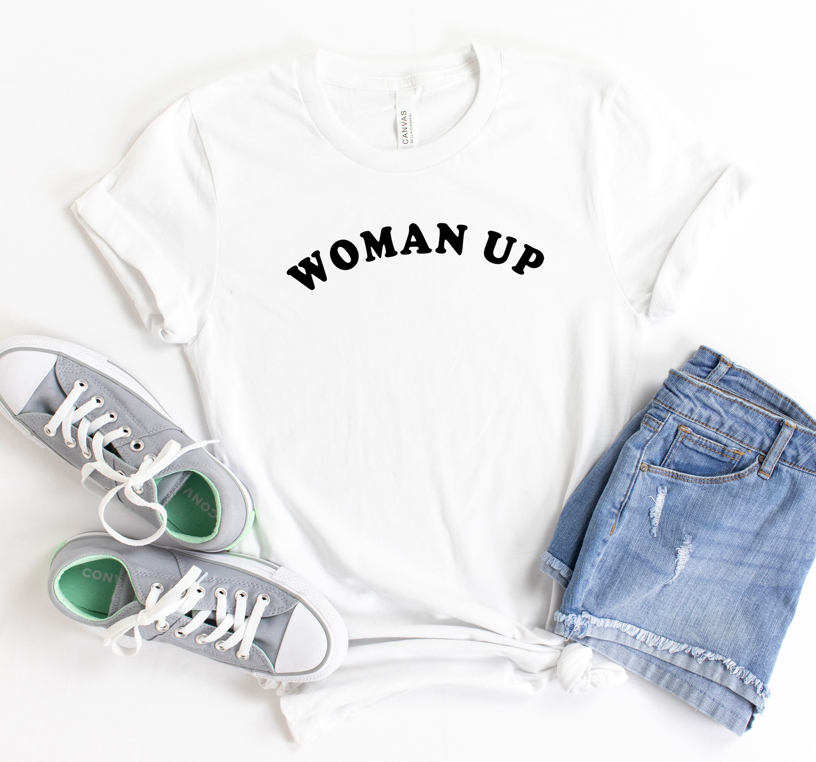 Discover Woman Up Graphic Shirt, Feminist T-shirt, Slogan Shirt, Women's Right Shirt, 11627