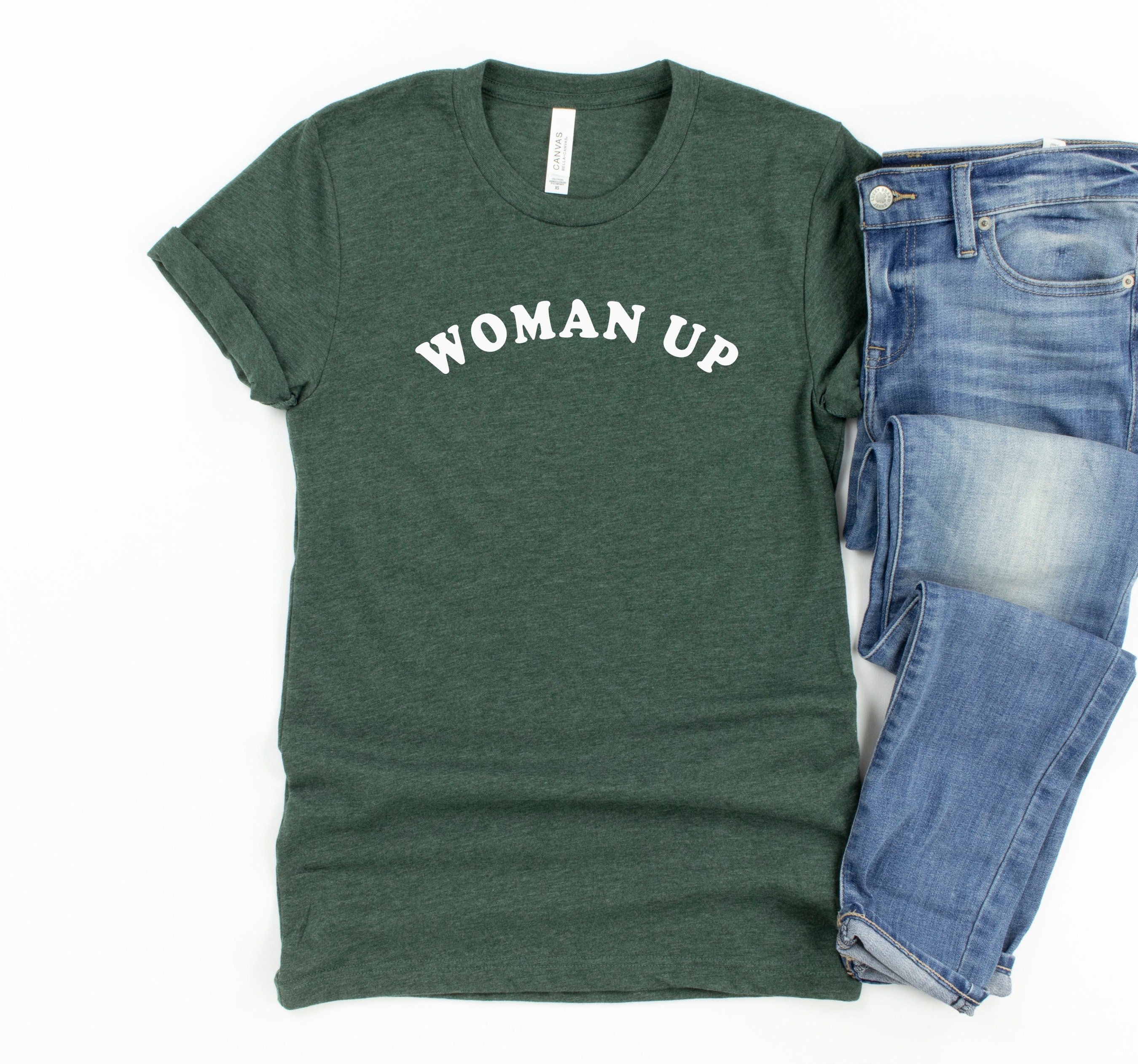 Discover Woman Up Graphic Shirt, Feminist T-shirt, Slogan Shirt, Women's Right Shirt, 11627