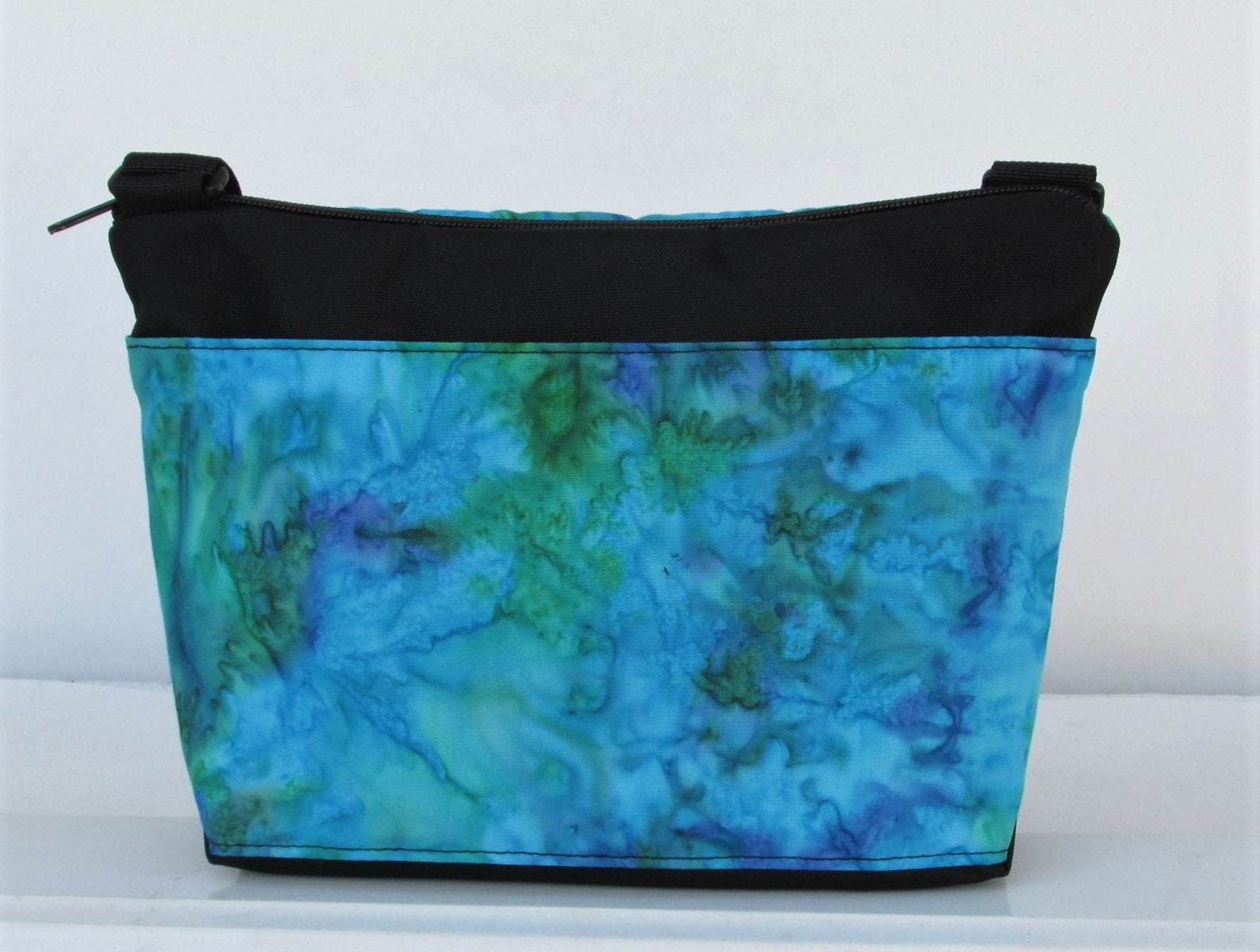 Aqua Blue purse Aqua Blue messenger purse Handmade crossbody Etsy