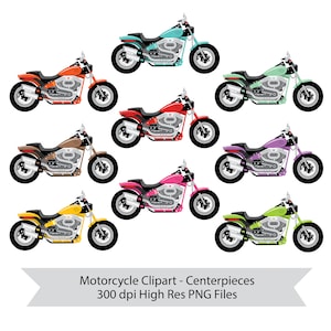 Motorcycle Centerpieces, Motorcycle Cake Topper, Motorcycle Decoration, Motorcycle Wall Decor, INSTANT DOWNLOAD, Digital, printable