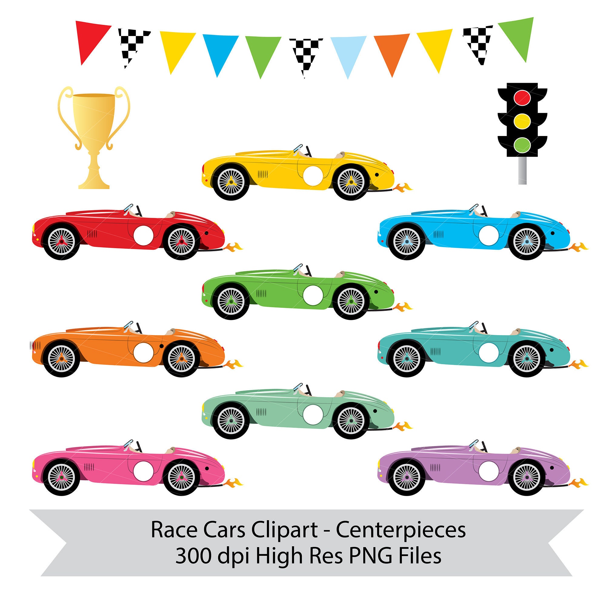 Race Cars Centerpieces Race Car Cake Topper Race Cars Etsy New Zealand