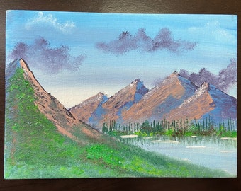 Original Oil Based Mountain Landscape