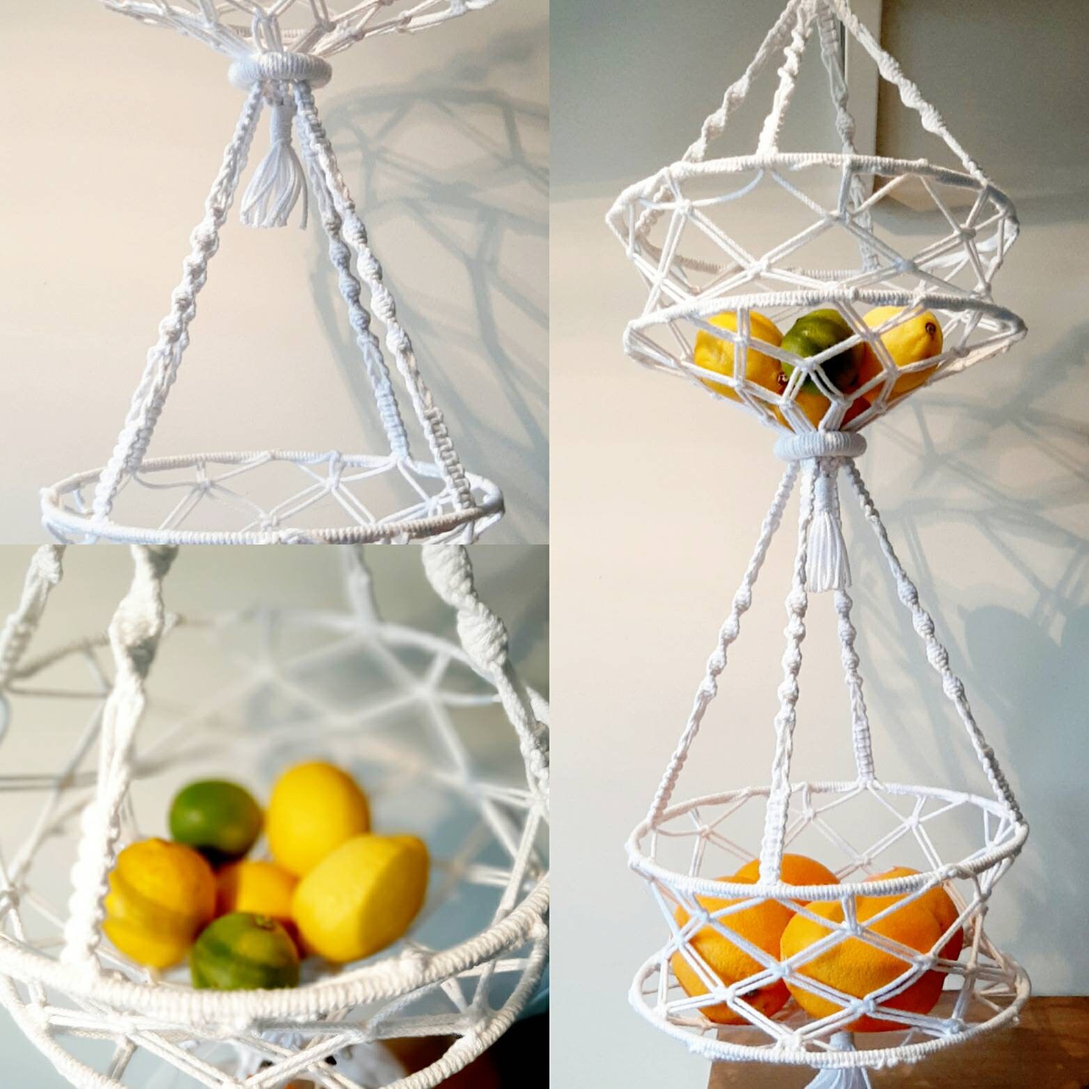 Macrame fruit basket Etsy