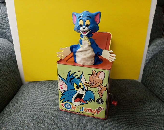 Vintage Tom and Jerry Jackinabox 1965 Mattel Etsy UK
